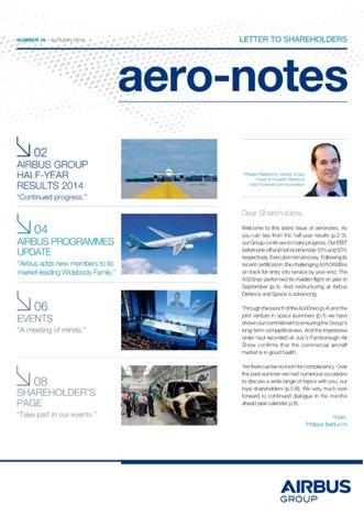 Aero-notes 39 (Autumn 2014)