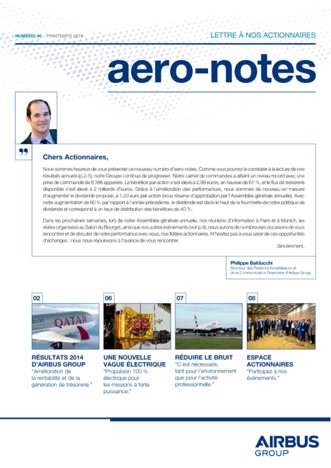 Aero-notes 40 (Printemps 2015)
