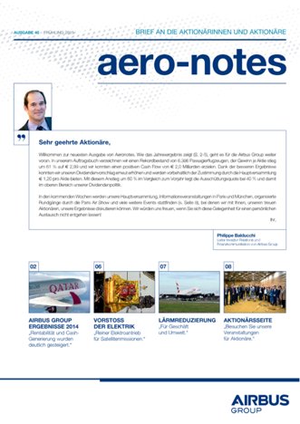 Aero-notes 40 (Frühling 2015)
