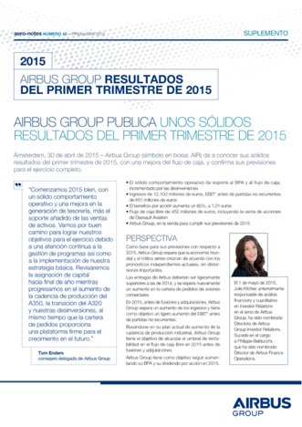 Aero-notes 40 (Resultados Q1 2015)