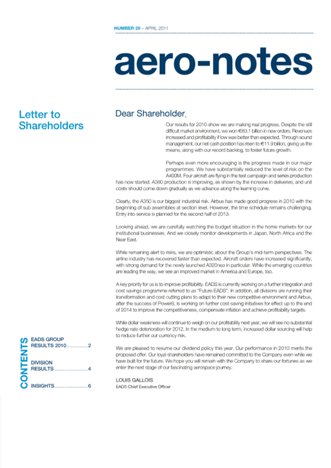 Aero-notes 29 (April 2011)
