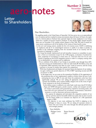 Aero-notes 03 (November 2001)