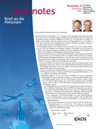 Aero-notes 03 (November 2001)