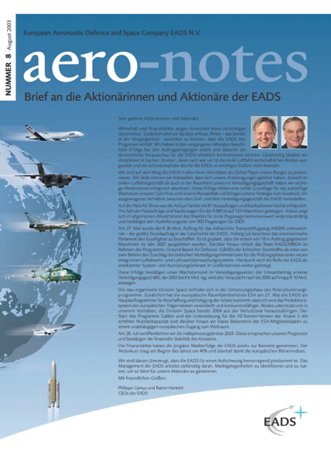 Aero-notes 08 (August 2003)