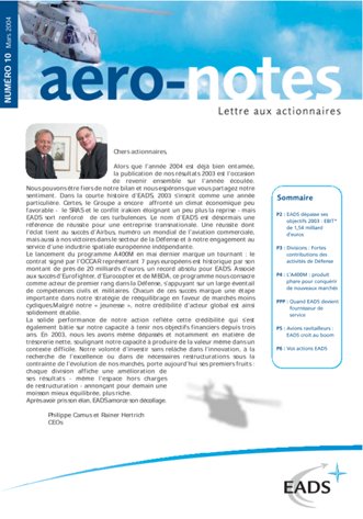 Aero-notes 10 (Mars 2004)