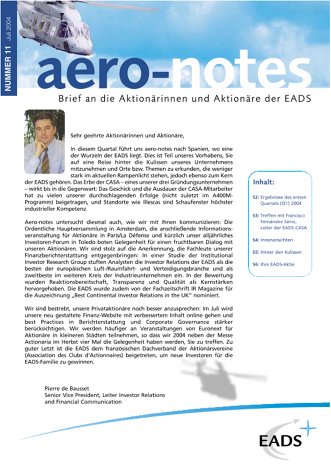 Aero-notes 11 (Juli 2004)