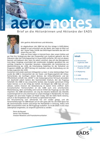 Aero-notes 13 (Februar 2005)