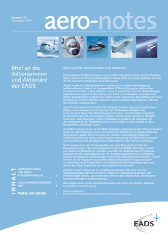 Aero-notes 20 (November 2007)