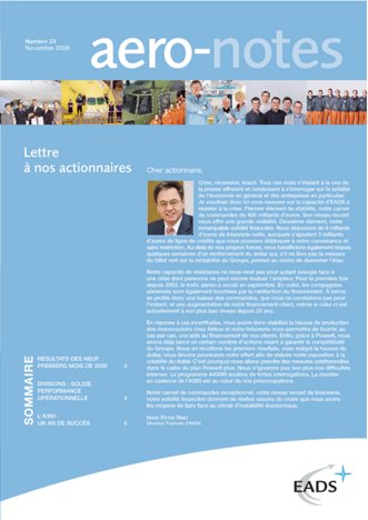 Aero-notes 23 (Novembre 2008)