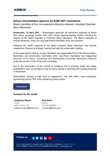 EN-Airbus-shareholders-approve-all-AGM-2021-resolutions