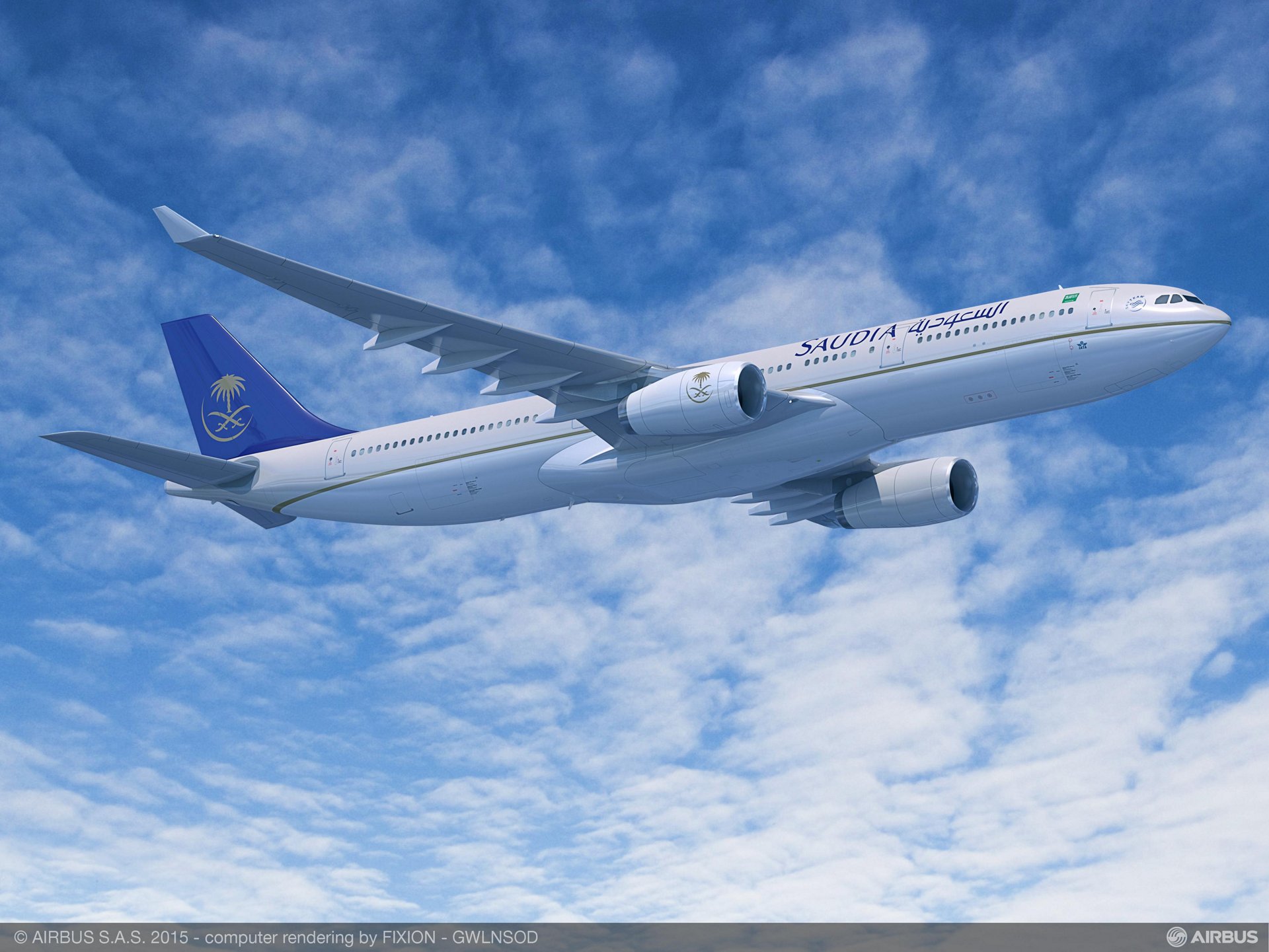 Saudi Arabian Airlines Is Launch Operator Of New A330 300 Regional Commercial Aircraft Airbus