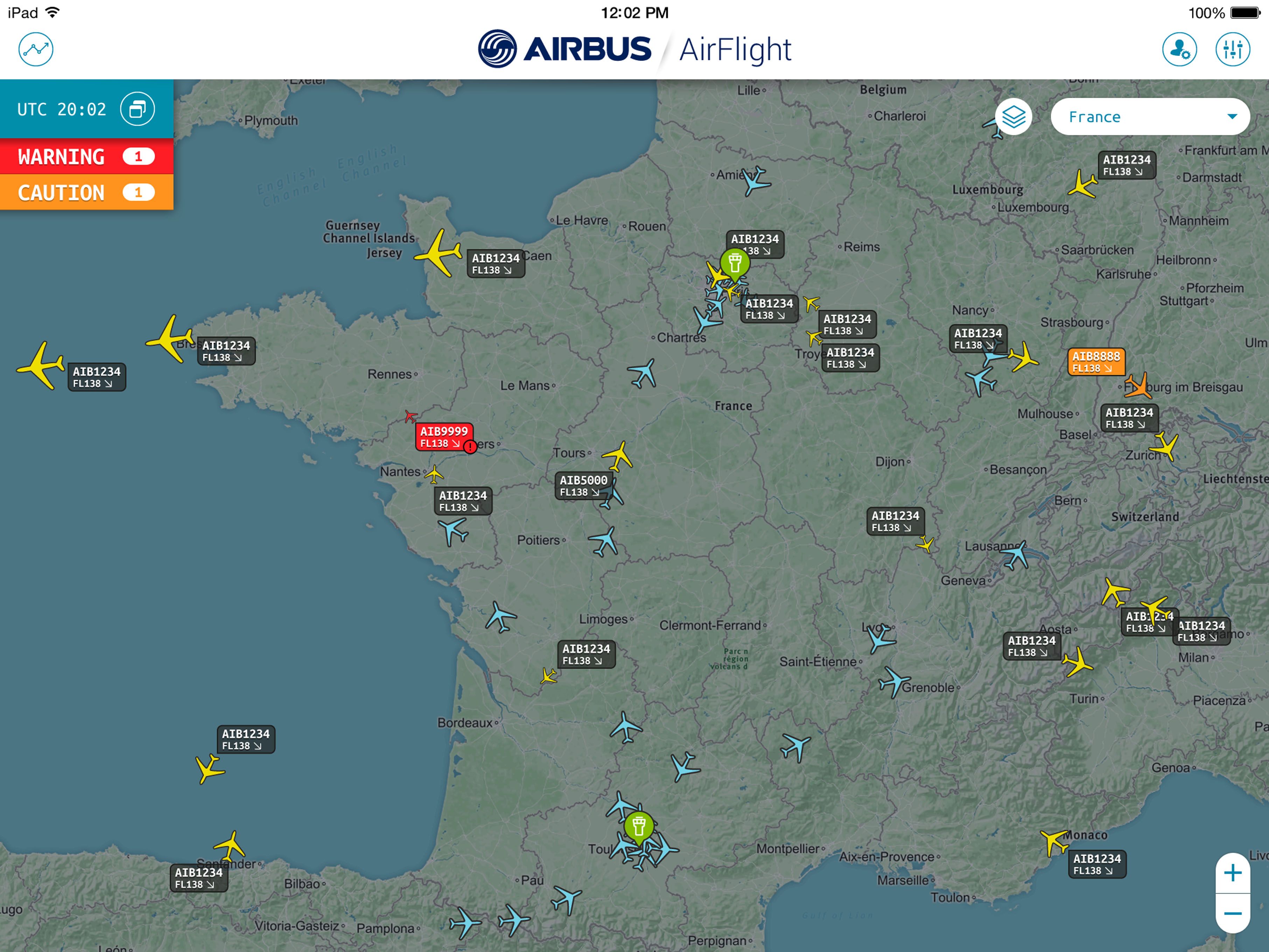 High Resolution. Airbus Prosky Launches Innovative Flight Tracking Airflight high resolution. airbus prosky launches innovative flight tracking airflight