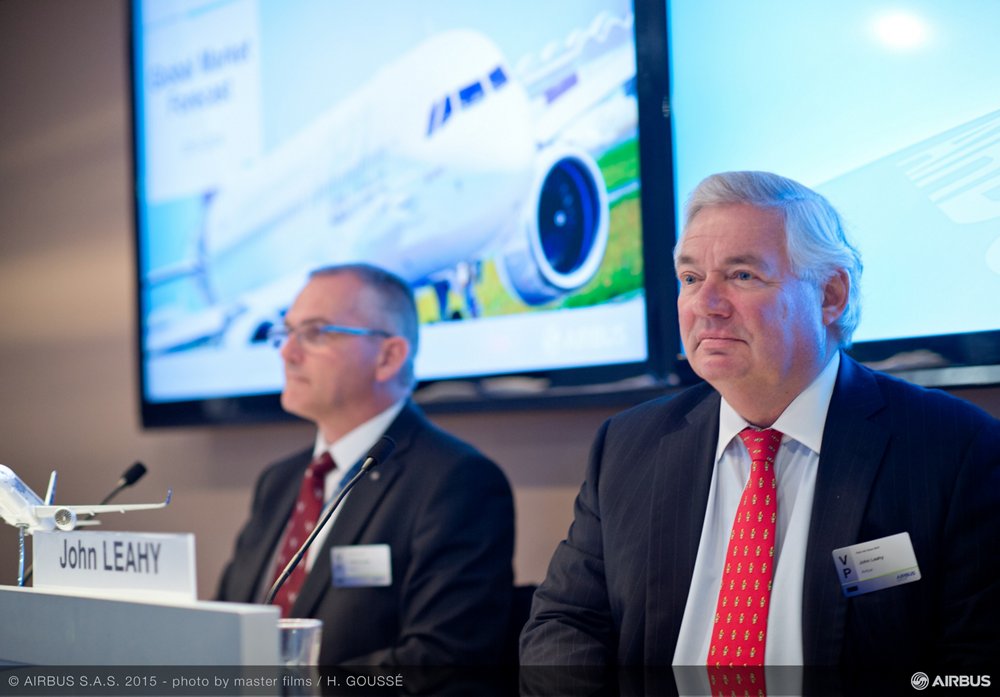 Airbus’ Global Market Forecast – which projected a worldwide need for 32,585 new passenger aircraft between 2015 and 2034 – was officially released during a press conference at the 2015 Paris Air Show. 