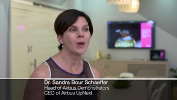 Interview of Sandra Bour Schaeffer at Dubai Airshow 2019