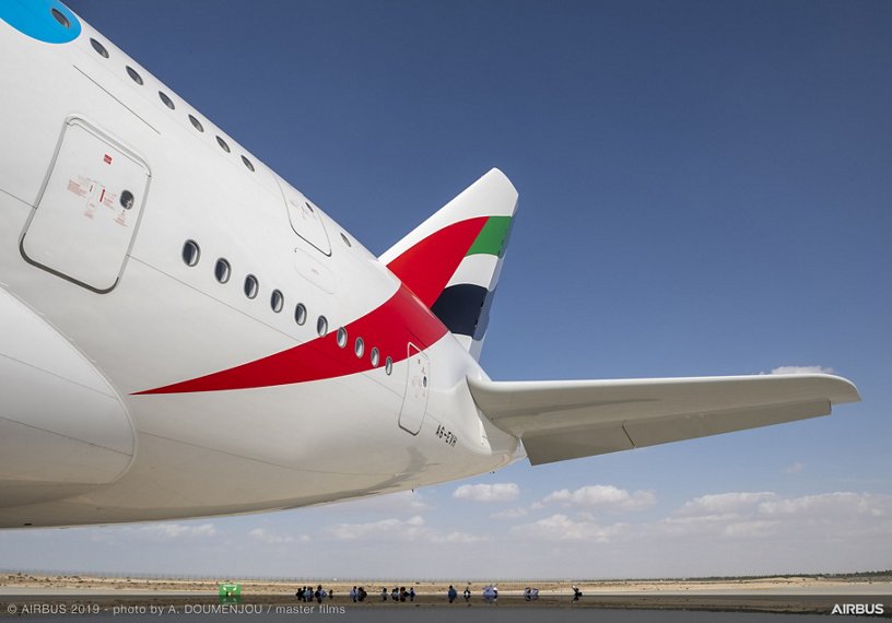 Emirates A380 on display – Dubai Airshow 2019 