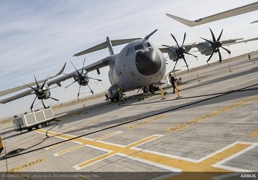 Static display of A400M – Dubai Airshow 2019