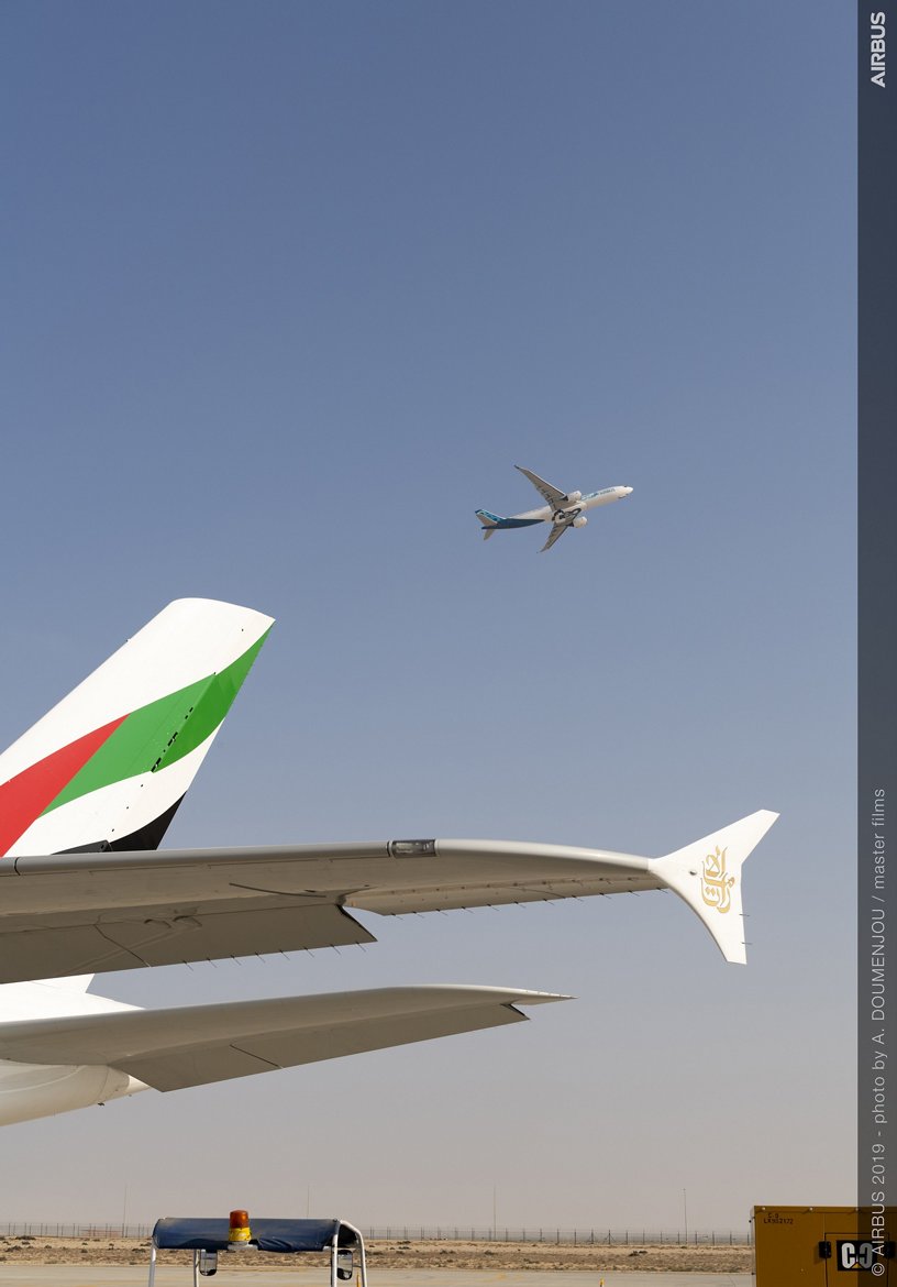 A330neo flight presentation – Dubai Airshow 2019