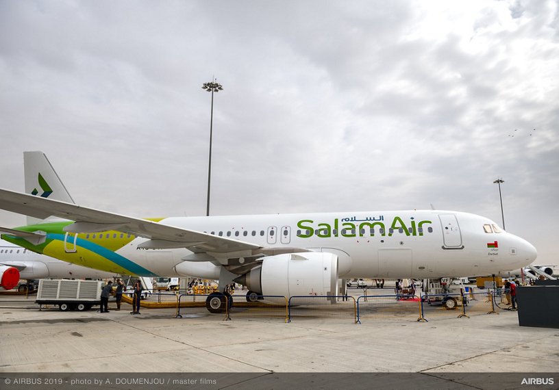 SalamAir A320neo – Dubai Airshow 2019