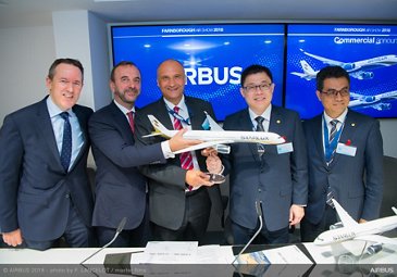 STARLUX Airlines A350 XWB MOU Farnborough 1
