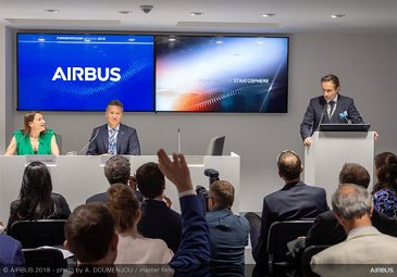 Zephyr Press conference during the 2018 Farnborough Air Show edition