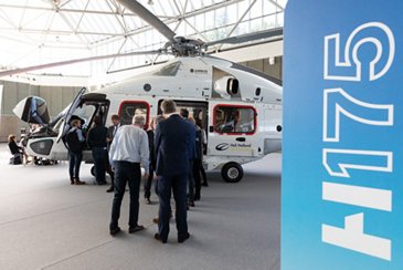 Heliholland's H175 at Helitech International 2018