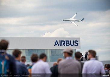 2019年巴黎航展A350-1000飞行展示-第四天