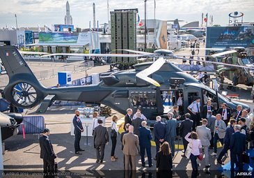 H160M static display ambiance at Paris Air Show 2019 - Day 3 