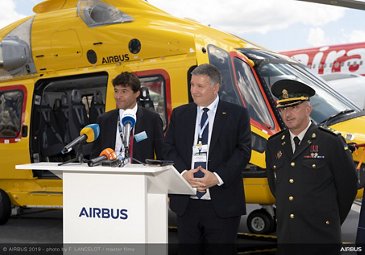 Ministry Of Interior Ukraine And Airbus Helicopters Signature at Paris Airshow - PAS2019 Day 1 