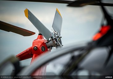 Airbus H175 tail close up static display at Paris Air Show 2019 - Day 4