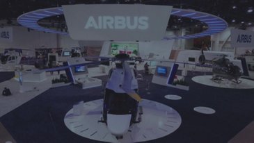 Airbus’ booth at HAI