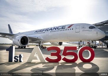 AIR法国1ST A350-900交付