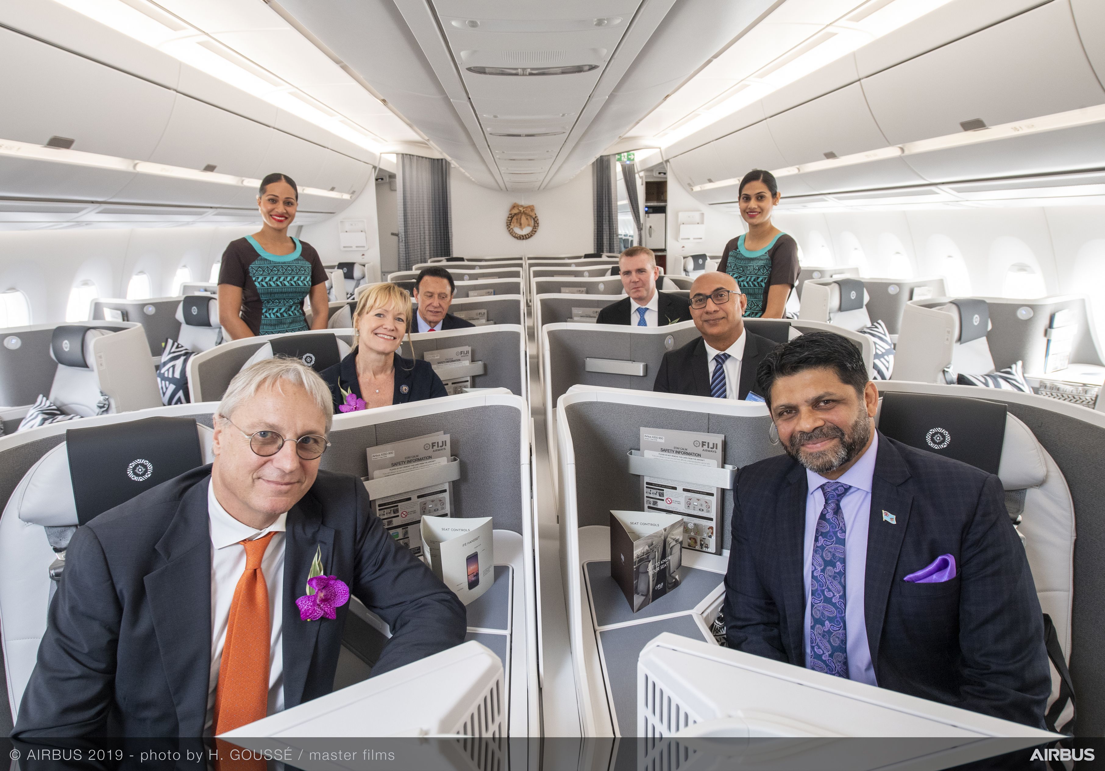 Fiji Airways Takes Delivery Of Its First Of Two A350 Xwbs Commercial Aircraft Airbus Fiji Airways A350 Seat Map