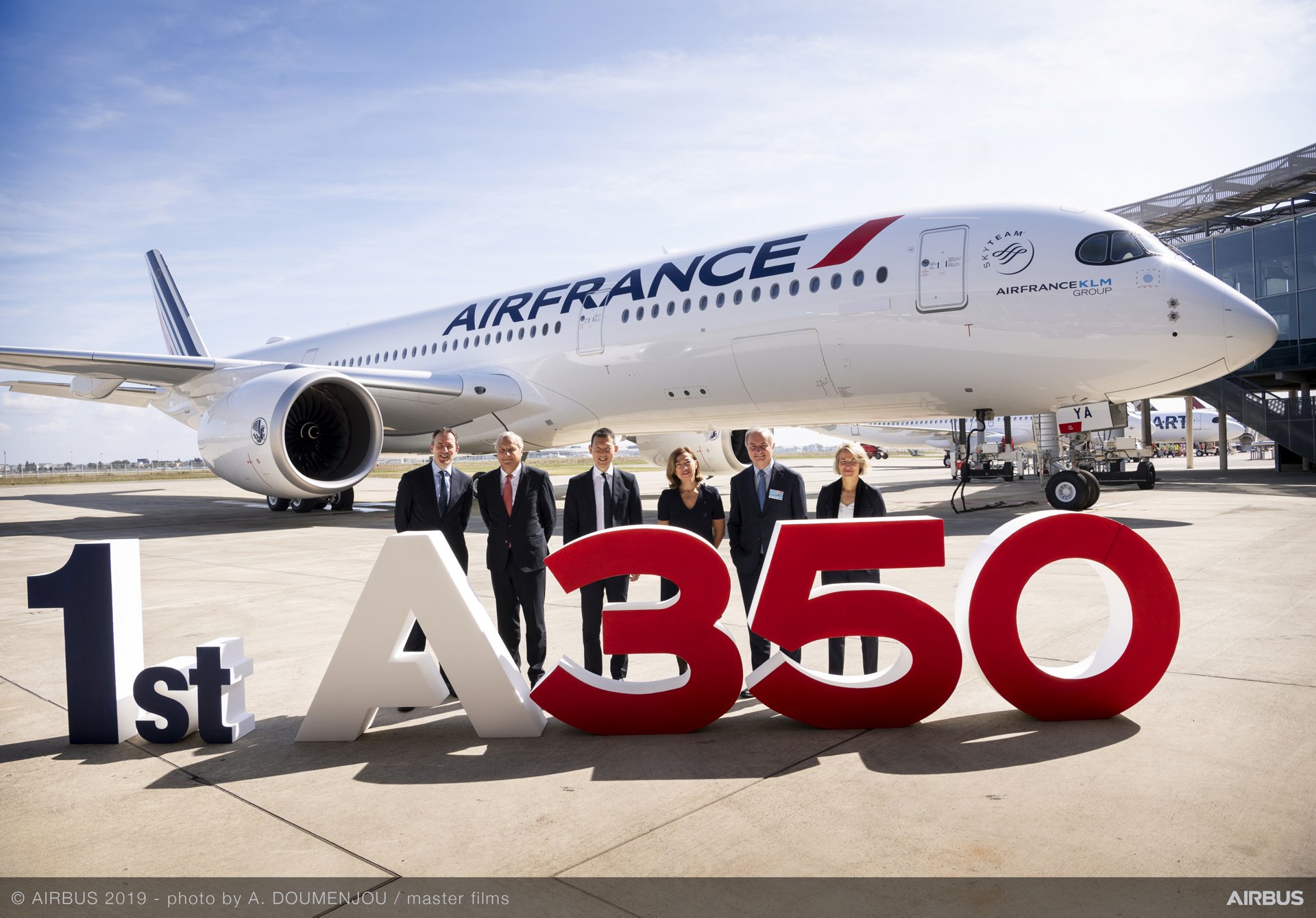 Air France Takes Delivery Of Its First A350 Xwb Commercial