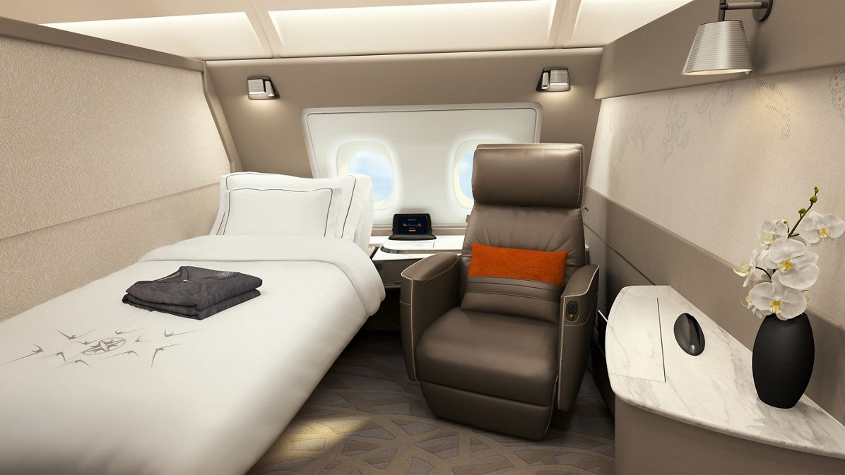 SIA A380  New First Class-SIA Copyright