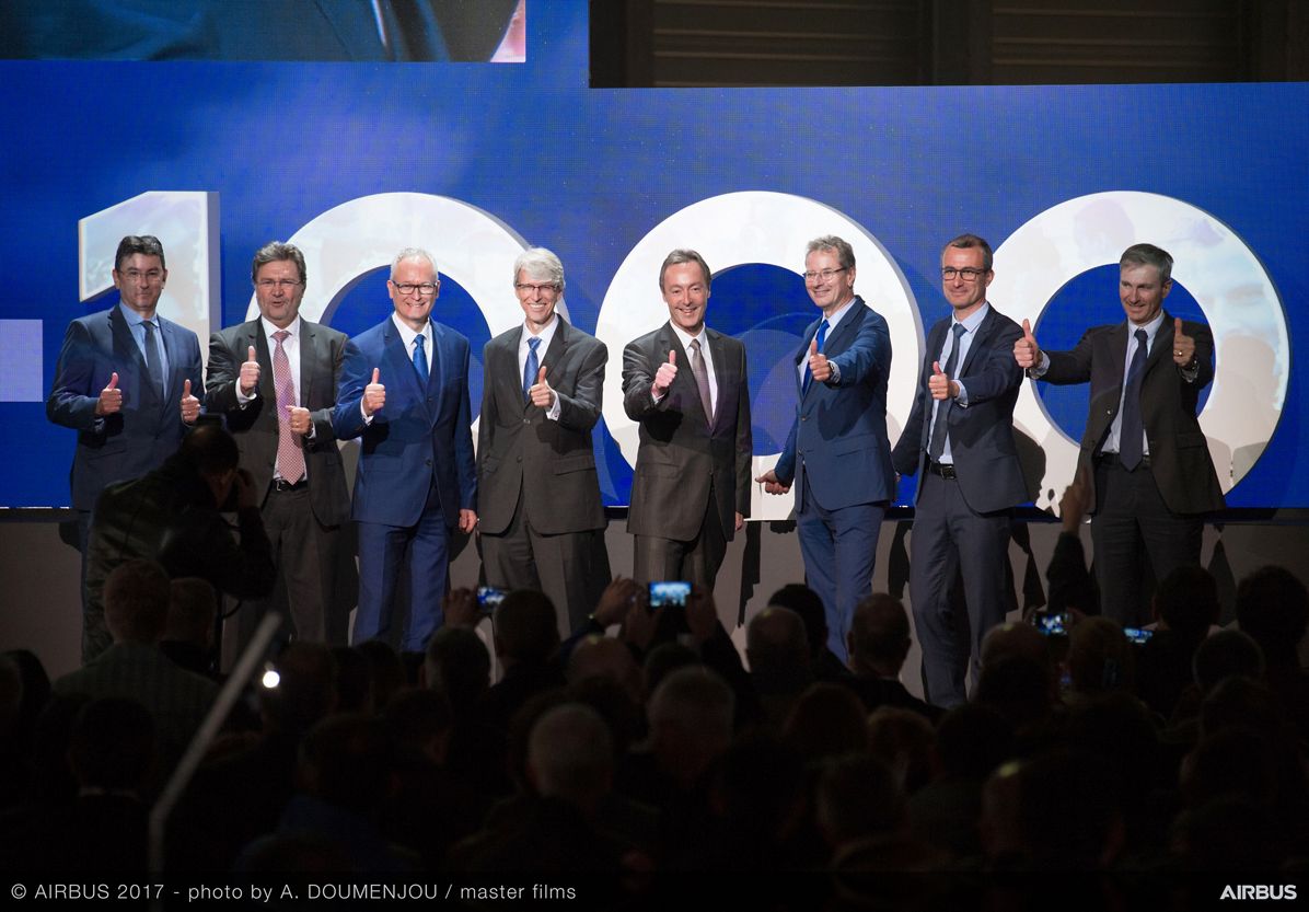 A350-1000 Type certification ceremony