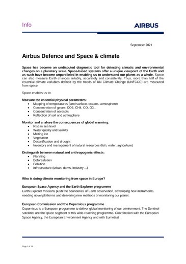 Backgrounder Airbus DS Climate