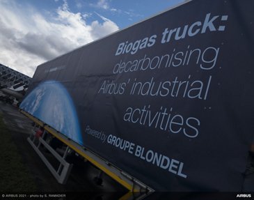 Airbus Summit 2021 Day 1 - Biogas Truck 