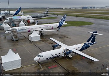 Airbus Summit 2021 Day 1 - Static Display by Drone