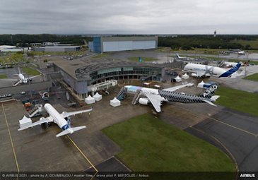 Airbus Summit 2021 Day 1 - Static Display by Drone