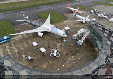 Airbus Summit 2021 Day 01 - Static Display By Drone