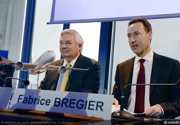 2014 annual Airbus press conf - bregier leahy