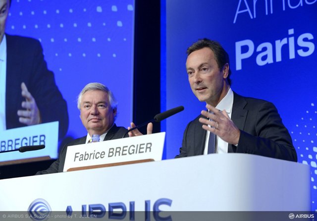 Airbus’ top management reported results for 2015 and outlined key objectives for 2016 at the company’s year-opening press conference in Paris, France