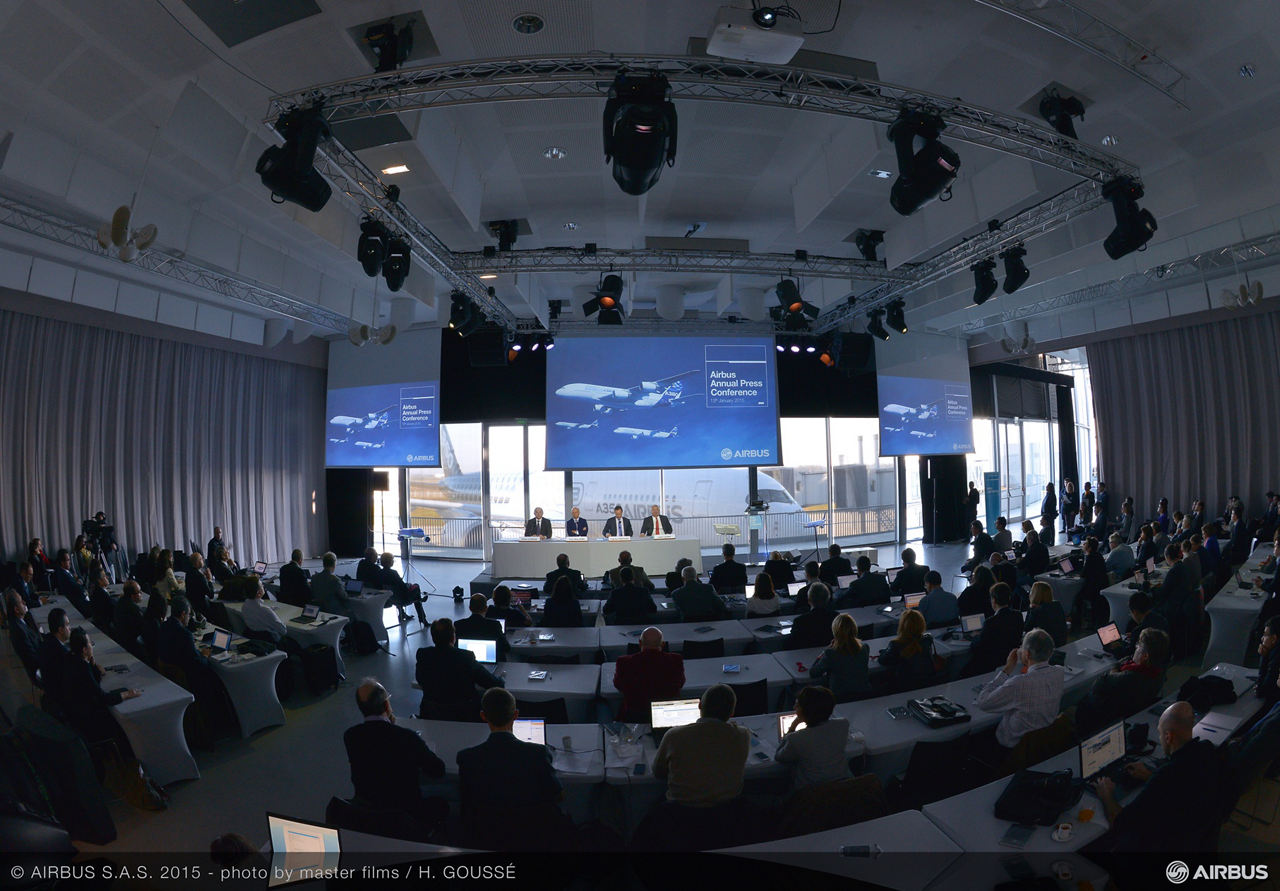 Key 2014 achievements highlighted during Airbus’ year-opening press conference included strong bookings for the company’s A320neo (new engine option) and A320ceo (current engine option) families