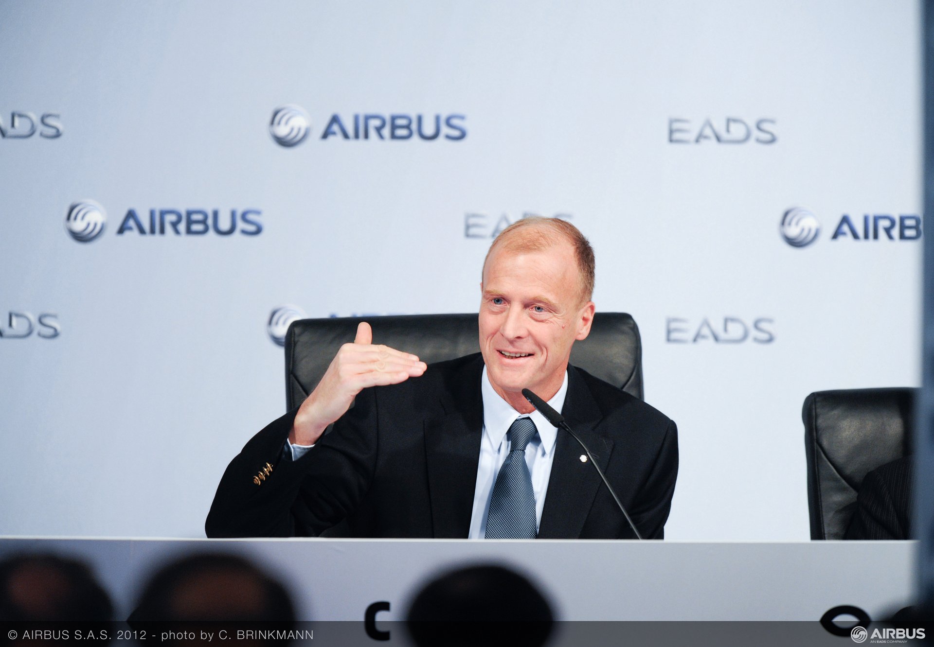Speaking at the annual press conference in Hamburg, Germany, Airbus President and CEO Tom Enders underscored the company’s 534 deliveries achieved during 2011 – its  highest annual amount ever (17 January 2012)