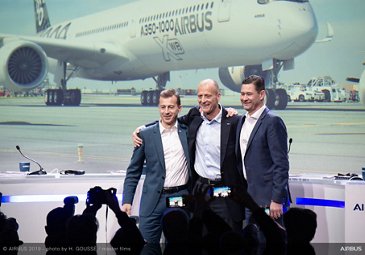 Annual Press Conference 2019 - Guillaume Faury Tom Enders and Harald Wilhelm 