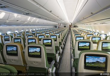 Cabin Interior A350-900 Ethiopian Airlines Economy Class