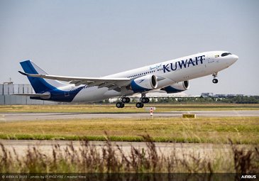 First A330-800 Kuwait Airways First Flight
