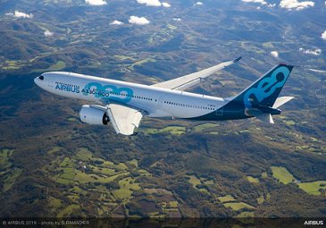 Airbus A330-800 first flight – airborne