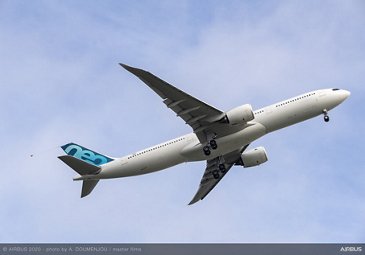 A330 900 new MTWO - First Flight - Take off