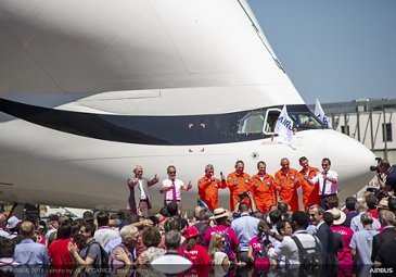 BelugaXL First Flight - Arrival